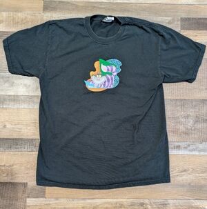 Vintage Disney Cheshire Cat Shirt, Women's XL